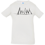 T-Shirts White / 6 Months Mountain Brush Strokes Infant Premium T-Shirt
