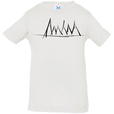 T-Shirts White / 6 Months Mountain Brush Strokes Infant Premium T-Shirt
