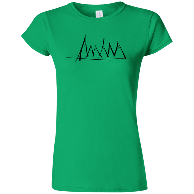 T-Shirts Irish Green / S Mountain Brush Strokes Junior Slimmer-Fit T-Shirt