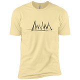 Mountain Brush Strokes Men's Premium T-Shirt