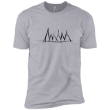 Mountain Brush Strokes Men's Premium T-Shirt