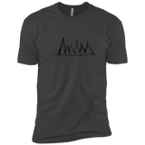 Mountain Brush Strokes Men's Premium T-Shirt