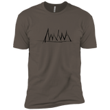 Mountain Brush Strokes Men's Premium T-Shirt