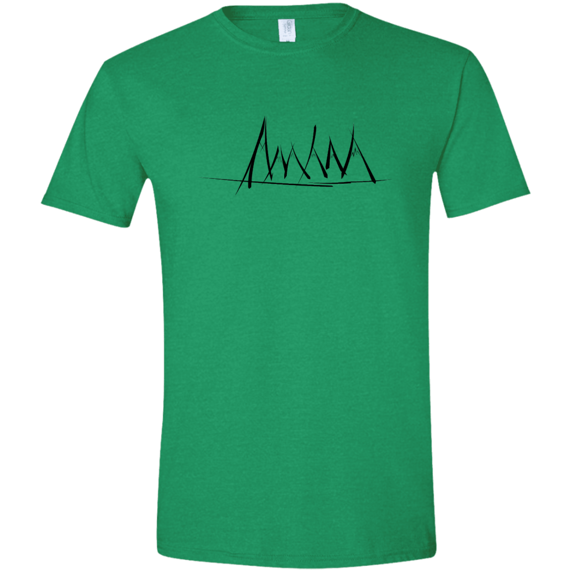 Mountain Brush Strokes Men's Semi-Fitted Softstyle