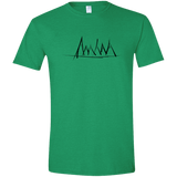 Mountain Brush Strokes Men's Semi-Fitted Softstyle