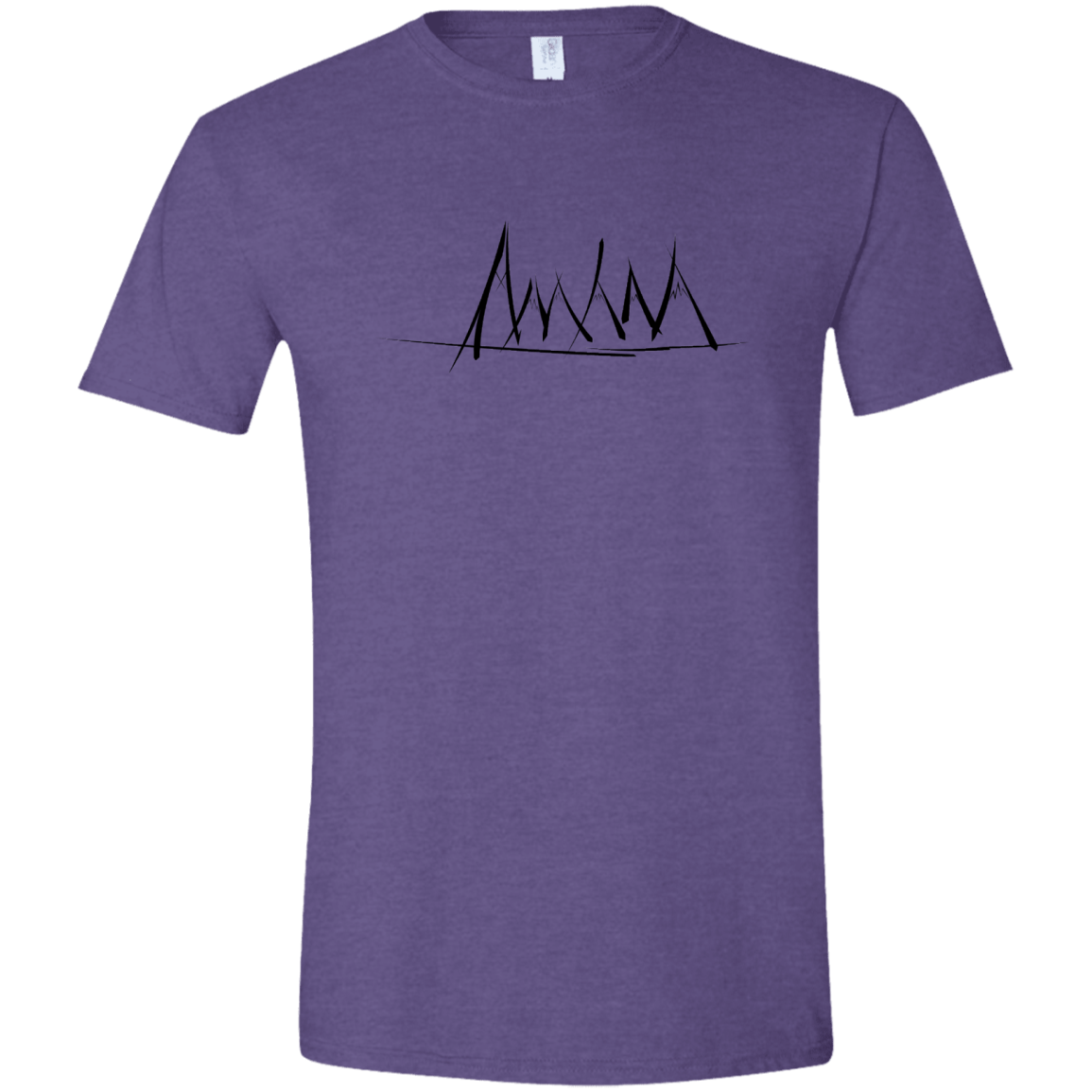 Mountain Brush Strokes Men's Semi-Fitted Softstyle