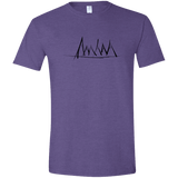 Mountain Brush Strokes Men's Semi-Fitted Softstyle