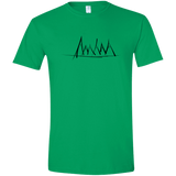 Mountain Brush Strokes Men's Semi-Fitted Softstyle