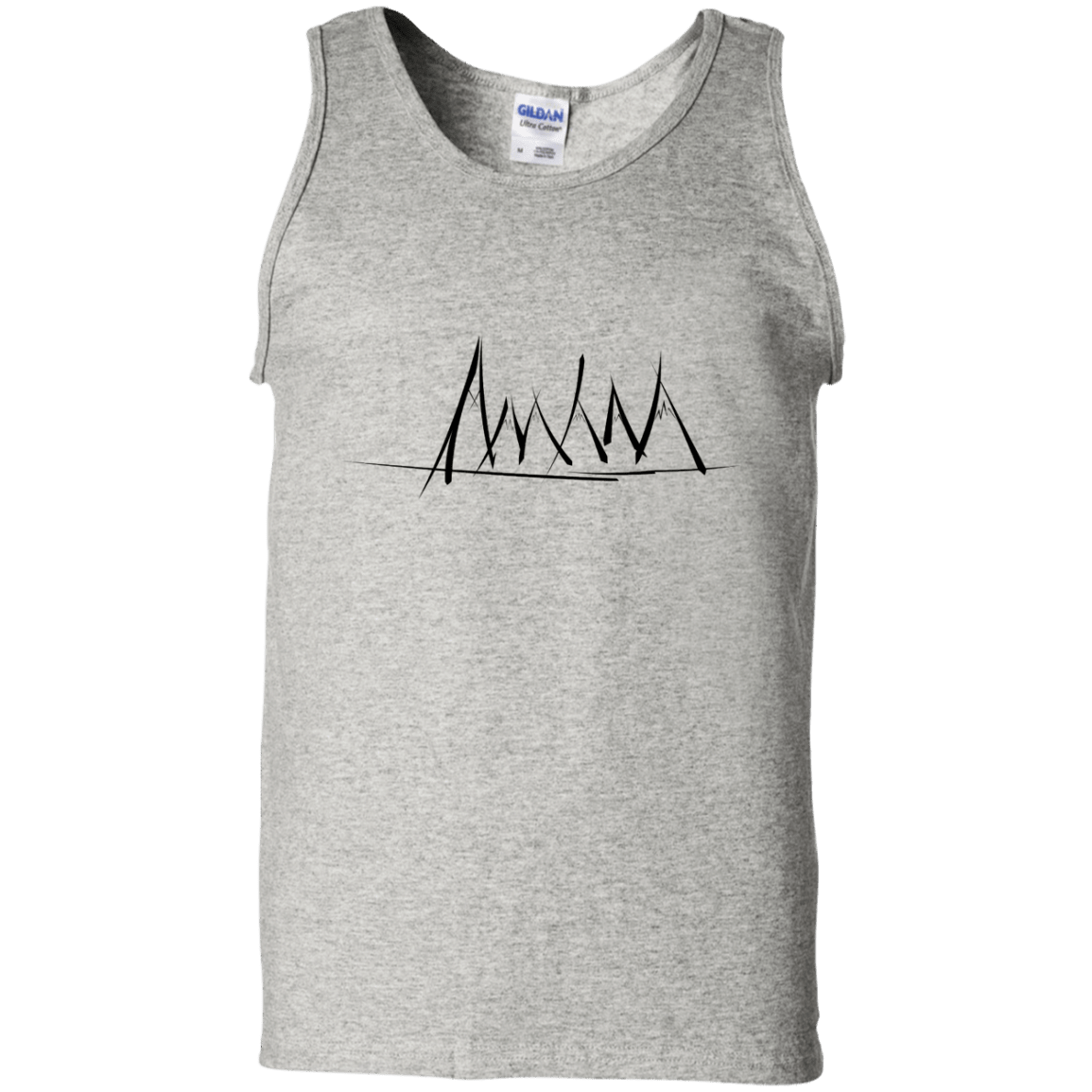 Mountain Brush Strokes Men's Tank Top