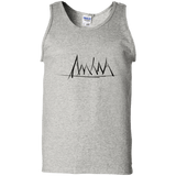 Mountain Brush Strokes Men's Tank Top