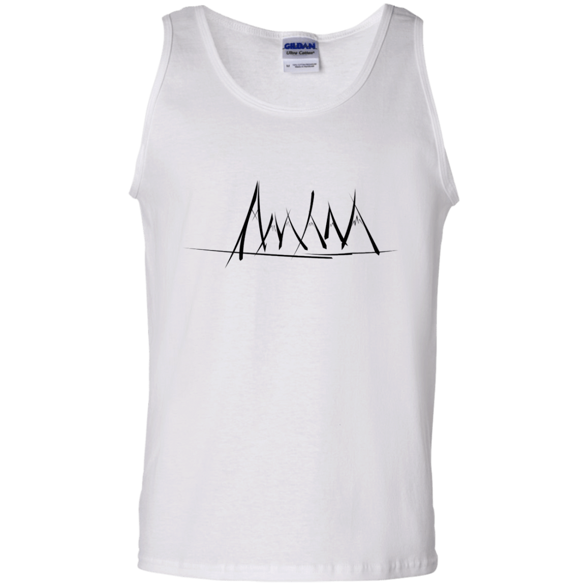 Mountain Brush Strokes Men's Tank Top