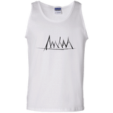 Mountain Brush Strokes Men's Tank Top