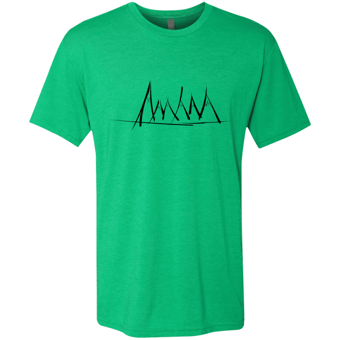 T-Shirts Envy / S Mountain Brush Strokes Men's Triblend T-Shirt