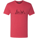 T-Shirts Vintage Red / S Mountain Brush Strokes Men's Triblend T-Shirt