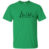 T-Shirts Irish Green / S Mountain Brush Strokes T-Shirt