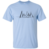 T-Shirts Light Blue / S Mountain Brush Strokes T-Shirt
