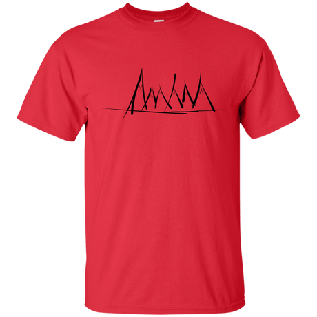 T-Shirts Red / S Mountain Brush Strokes T-Shirt