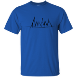 T-Shirts Royal / S Mountain Brush Strokes T-Shirt