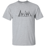 T-Shirts Sport Grey / S Mountain Brush Strokes T-Shirt