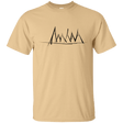 T-Shirts Vegas Gold / S Mountain Brush Strokes T-Shirt