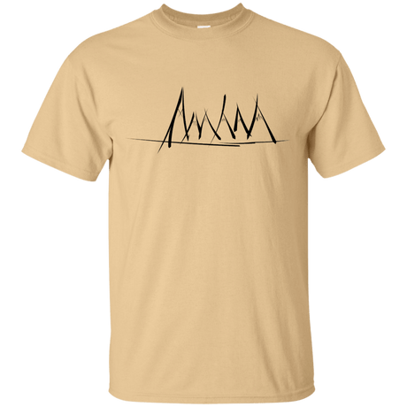 T-Shirts Vegas Gold / S Mountain Brush Strokes T-Shirt