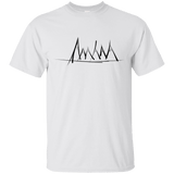 T-Shirts White / S Mountain Brush Strokes T-Shirt
