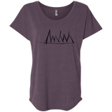 Mountain Brush Strokes Triblend Dolman Sleeve