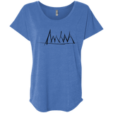 Mountain Brush Strokes Triblend Dolman Sleeve