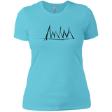 T-Shirts Cancun / X-Small Mountain Brush Strokes Women's Premium T-Shirt