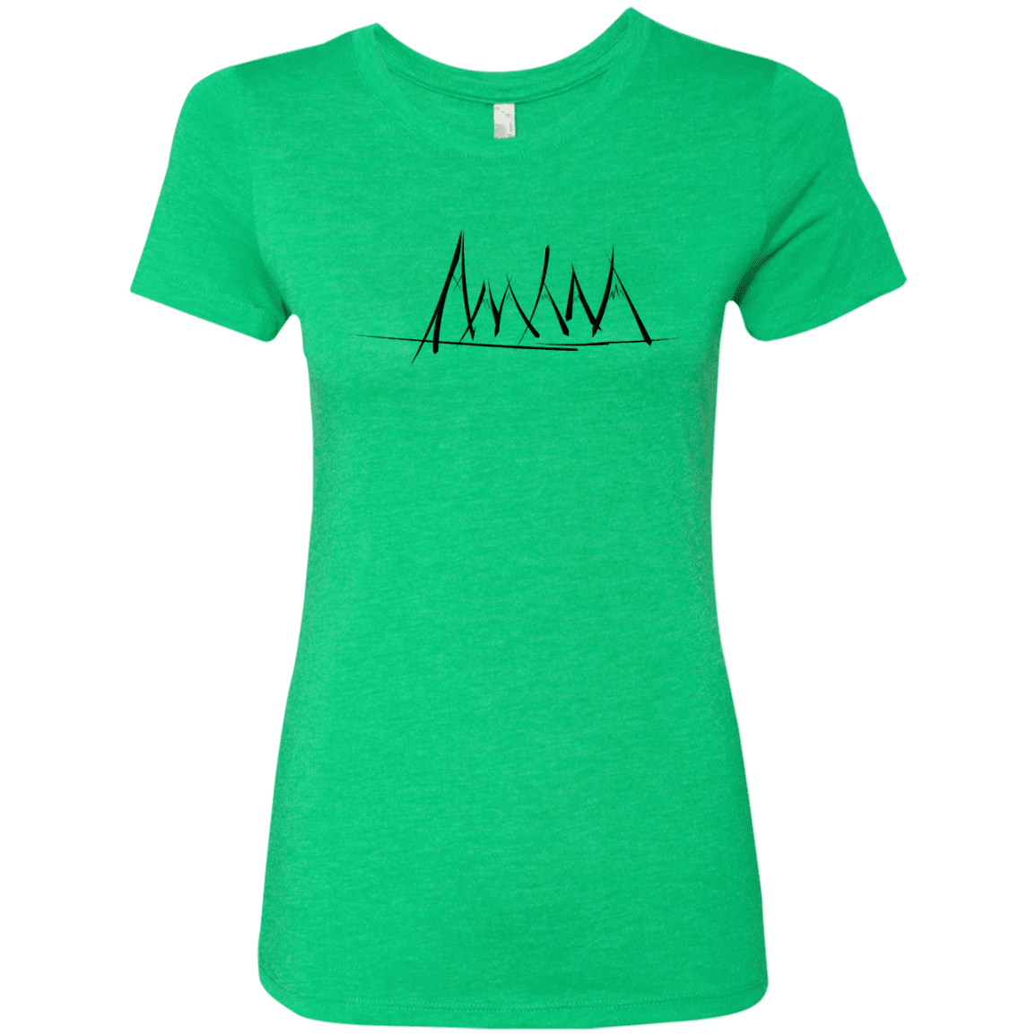 T-Shirts Envy / S Mountain Brush Strokes Women's Triblend T-Shirt