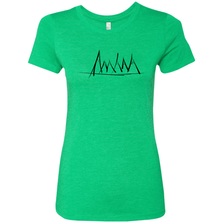 T-Shirts Envy / S Mountain Brush Strokes Women's Triblend T-Shirt