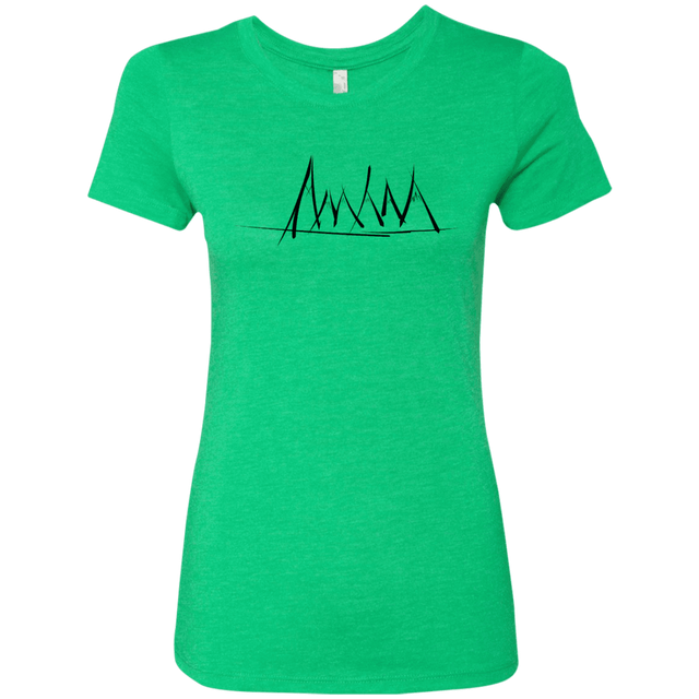 T-Shirts Envy / S Mountain Brush Strokes Women's Triblend T-Shirt