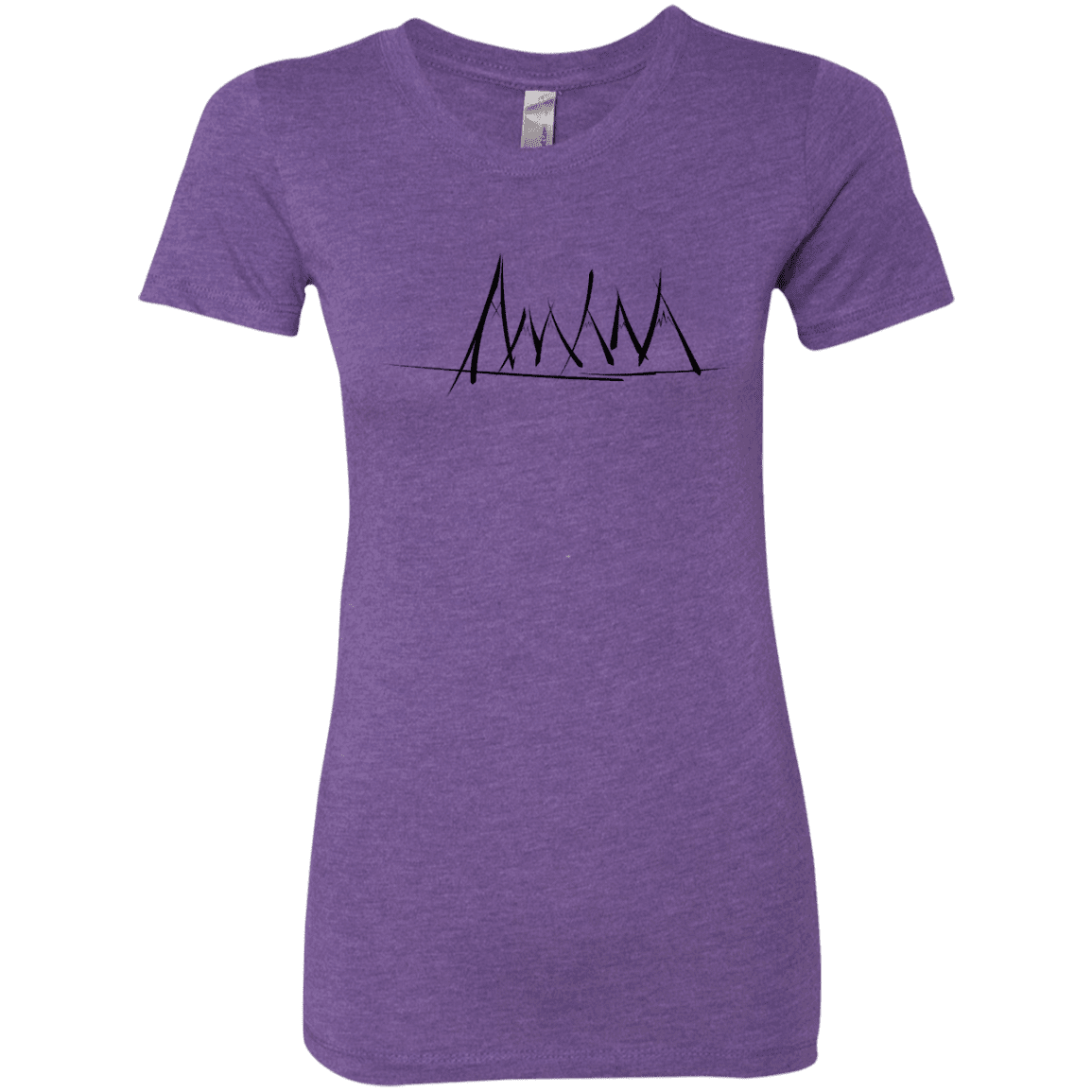 T-Shirts Purple Rush / S Mountain Brush Strokes Women's Triblend T-Shirt