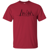 T-Shirts Cardinal / YXS Mountain Brush Strokes Youth T-Shirt