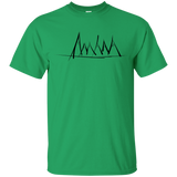 T-Shirts Irish Green / YXS Mountain Brush Strokes Youth T-Shirt