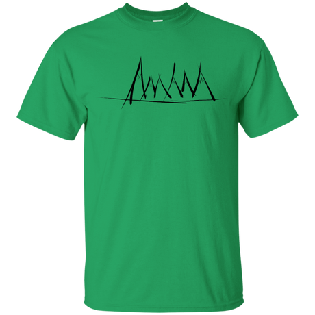 T-Shirts Irish Green / YXS Mountain Brush Strokes Youth T-Shirt