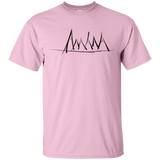 T-Shirts Light Pink / YXS Mountain Brush Strokes Youth T-Shirt