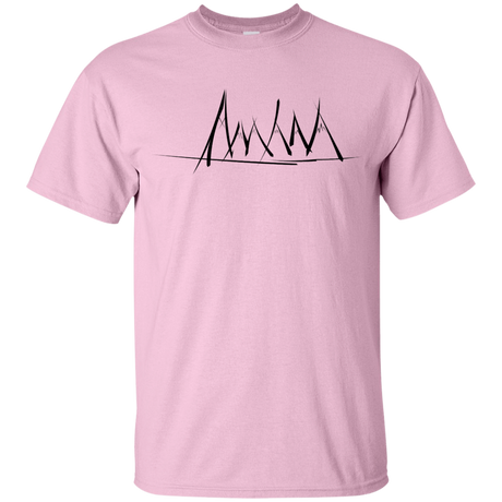T-Shirts Light Pink / YXS Mountain Brush Strokes Youth T-Shirt