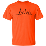 T-Shirts Orange / YXS Mountain Brush Strokes Youth T-Shirt