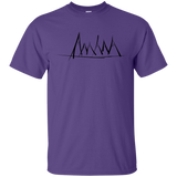 T-Shirts Purple / YXS Mountain Brush Strokes Youth T-Shirt
