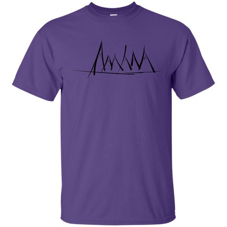 T-Shirts Purple / YXS Mountain Brush Strokes Youth T-Shirt