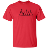 T-Shirts Red / YXS Mountain Brush Strokes Youth T-Shirt