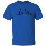 T-Shirts Royal / YXS Mountain Brush Strokes Youth T-Shirt