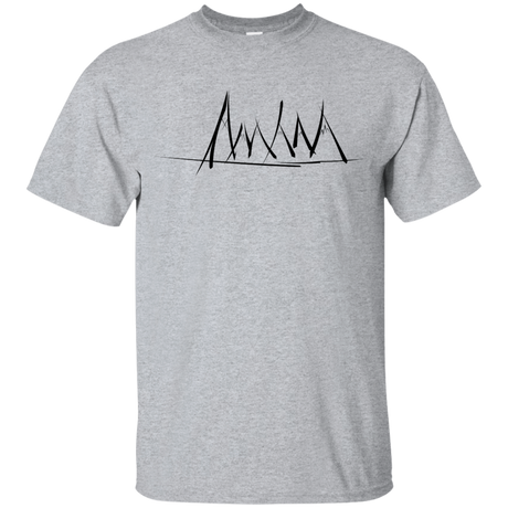 T-Shirts Sport Grey / YXS Mountain Brush Strokes Youth T-Shirt
