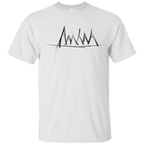 T-Shirts White / YXS Mountain Brush Strokes Youth T-Shirt