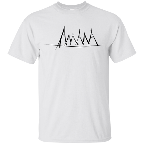 T-Shirts White / YXS Mountain Brush Strokes Youth T-Shirt