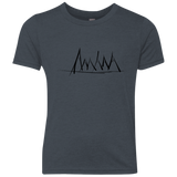 Mountain Brush Strokes Youth Triblend T-Shirt