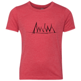 Mountain Brush Strokes Youth Triblend T-Shirt