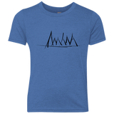 Mountain Brush Strokes Youth Triblend T-Shirt