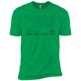 Mountain Line Art Boys Premium T-Shirt